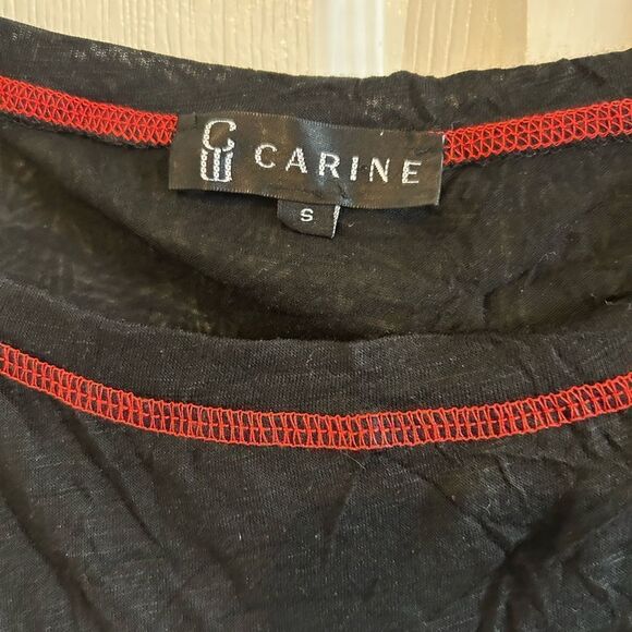 Carine Andie Dress Paris Scene Layered Crinkle S Valentine Date Night - Picture 3 of 14